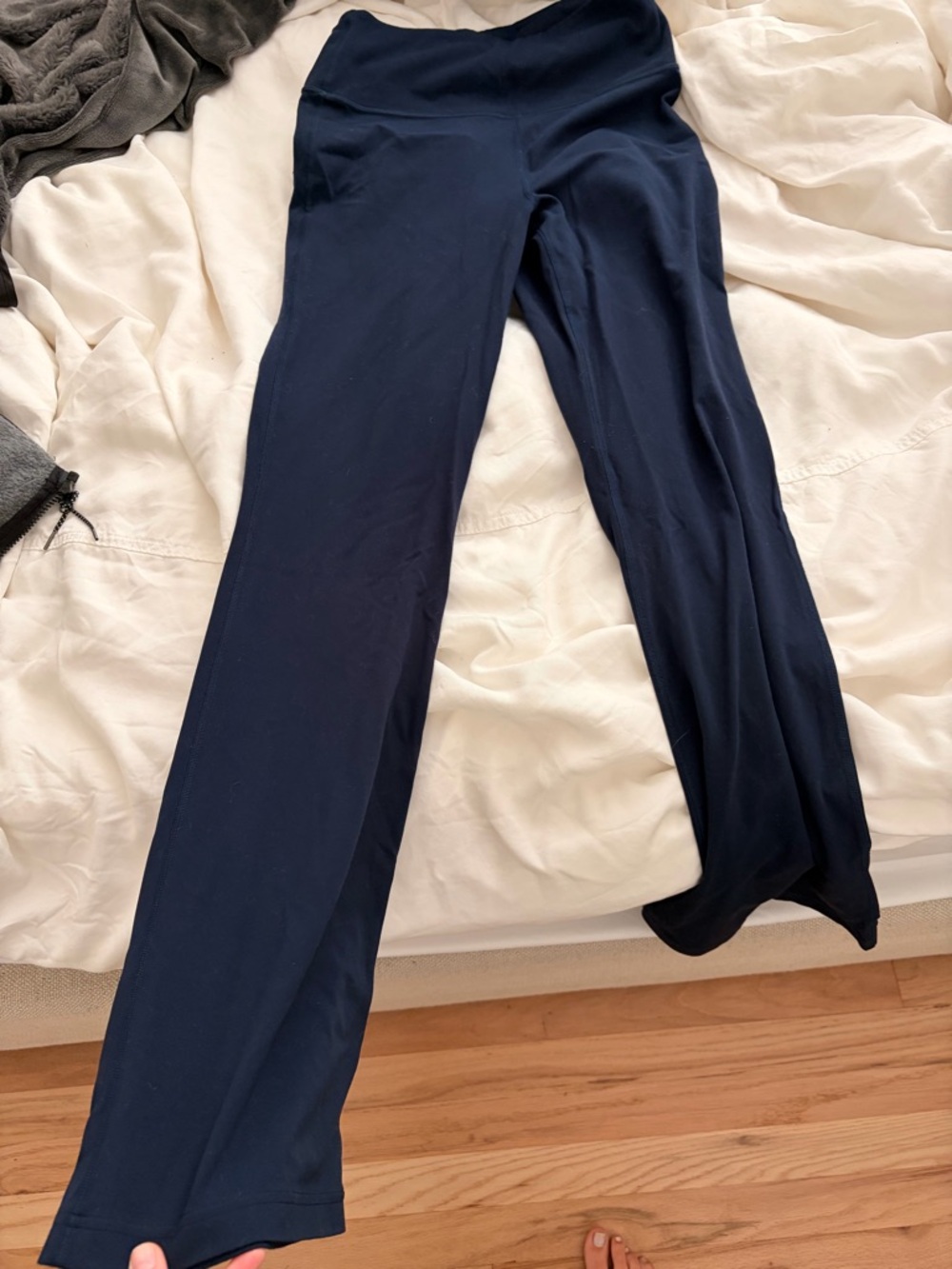 lululemon Navy Blue groove super high waist pants